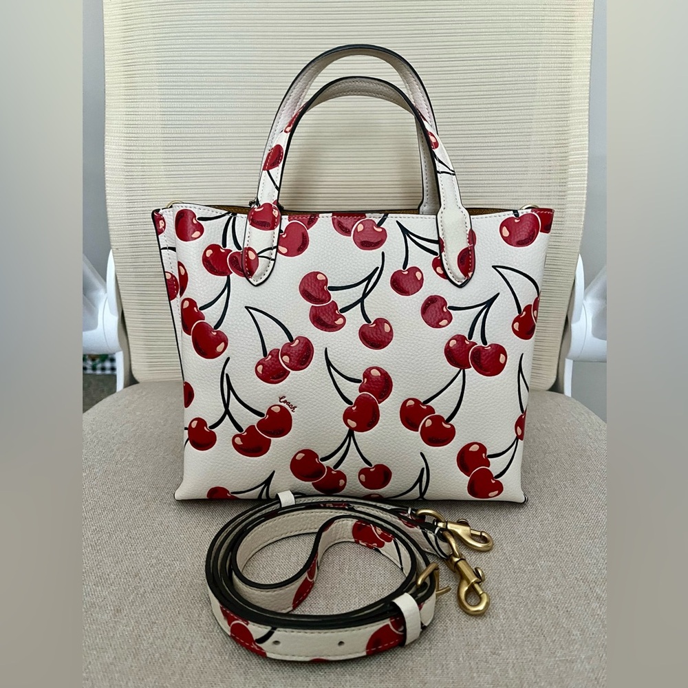 Coach Cherry Willow Tote 24 - Picture 5 of 9
